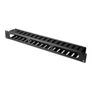 Kép 2/6 - Equip Rackszekrény kiegészítő - 327313 (Kábel rendező panel, fekete)