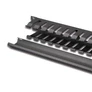 Kép 4/6 - Equip Rackszekrény kiegészítő - 327313 (Kábel rendező panel, fekete)