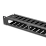 Kép 5/6 - Equip Rackszekrény kiegészítő - 327313 (Kábel rendező panel, fekete)