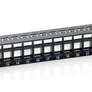 Kép 4/6 - Equip Keystone Patch Panel - 769124 (24 port, 1U, árnyékolatlan, fekete)