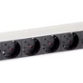 Kép 3/6 - Equip Hálózati Elosztó - 333293 (Schuko, 8 Schuko, Rack 1U, 1,8m kábel, aluminium, fekete)