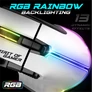 Kép 5/10 - Spirit of Gamer Egér - PRO-M5 Arctic (Optikai, 12800DPI, 1000Hz, 8 gomb, harisnyázott kábel, fehér)