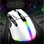 Kép 9/10 - Spirit of Gamer Egér - PRO-M5 Arctic (Optikai, 12800DPI, 1000Hz, 8 gomb, harisnyázott kábel, fehér)