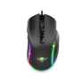 Kép 1/10 - Spirit of Gamer Egér - ELITE-M30 (Optikai, 12800DPI, 10 gomb programozható, RGB, harisnyázott kábel, fekete)