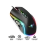 Kép 2/10 - Spirit of Gamer Egér - ELITE-M30 (Optikai, 12800DPI, 10 gomb programozható, RGB, harisnyázott kábel, fekete)