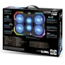 Kép 2/10 - Spirit of Gamer Notebook Hűtőpad 17"-ig - AIRBLADE 700 RGB (29dB; max. 180 m3/h; 4x10cm+2x7cm, RGB LED, 2xUSB2.0)