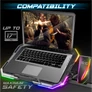 Kép 6/10 - Spirit of Gamer Notebook Hűtőpad 17"-ig - AIRBLADE 700 RGB (29dB; max. 180 m3/h; 4x10cm+2x7cm, RGB LED, 2xUSB2.0)