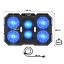 Kép 9/10 - Spirit of Gamer Notebook Hűtőpad 17"-ig - AIRBLADE 700 RGB (29dB; max. 180 m3/h; 4x10cm+2x7cm, RGB LED, 2xUSB2.0)