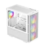 Kép 3/10 - DeepCool Számítógépház - CH560 WH (fehér, 3x14cm + 1x12  A-RGB ventilllátor, E-ATX, 2xUSB3.0)