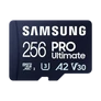 Kép 1/2 - Samsung MicroSD kártya - 256GB MB-MY256SB/WW (PRO Ultimate kártyaolvasóval,  Class10, R200/W130, 256GB)