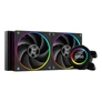 Kép 1/10 - ID-Cooling CPU Water Cooler - Space SL240 (13.8-30.5dB; max. 132,52 m3/h; 2x12cm, A-RGB LED, fekete)