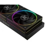 Kép 3/10 - ID-Cooling CPU Water Cooler - Space SL240 (13.8-30.5dB; max. 132,52 m3/h; 2x12cm, A-RGB LED, fekete)