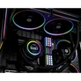 Kép 9/10 - ID-Cooling CPU Water Cooler - Space SL240 (13.8-30.5dB; max. 132,52 m3/h; 2x12cm, A-RGB LED, fekete)