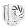 Kép 1/10 - DeepCool CPU Cooler - AK620 Digital WH (28 dB; max, 117,21 m3/h; 4pin csatlakozó, 6 db heatpipe, 2x12cm, PWM, fehér)