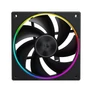Kép 4/7 - ID-Cooling Cooler 12cm - AF-127-ARGB-K (29,9dB, max. 132,52 m3/h, 4pin, PWM, 12cm, ARGB LED, fekete)