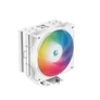 Kép 1/10 - DeepCool CPU Cooler - AG400 WH ARGB (31,6 dB; max, 128,93 m3/h; 4pin, 4 db heatpipe, 12cm, PWM, A-RGB LED, fehér)