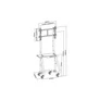 Kép 8/10 - Equip TV állvány - 650608 (37"-80" álló, gurulós, Max.:80kg, fekete)