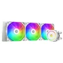 Kép 2/7 - ID-Cooling CPU Water Cooler - FX360 ARGB WHITE (35,2dB; max. 129,39 m3/h; 3x12cm, A-RGB LED, fehér)