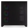 Kép 8/8 - NJOY Számítógépház -  AURA (fekete, ablakos, ATX, 7x12cm, 2xUSB3.0, 1x USB-C)