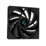 Kép 3/6 - DeepCool CPU Water Cooler - LS520S Zero Dark (max 19dB; max. 145,86 m3/h; 2x12cm, A-RGB LED)