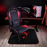 Kép 3/3 - AROZZI Gaming  - ZONA Quattro padlószőnyeg Fekete/Piros