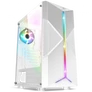 Kép 1/9 - Spirit of Gamer Számítógépház - CLONE 3 White (fekete, ablakos, 2x12cm ventilátor, alsó táp,  ATX, 1xUSB3.0, 2xUSB2.0)