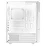 Kép 5/9 - Spirit of Gamer Számítógépház - CLONE 3 White (fekete, ablakos, 2x12cm ventilátor, alsó táp,  ATX, 1xUSB3.0, 2xUSB2.0)