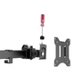 Kép 6/9 - Equip Monitor Asztali konzol - 650160 (13"-27", 6 monitor, dönthető, forgatható, állítható magasság Max.: 3x7kg, fekete)
