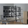 Kép 8/9 - Equip Monitor Asztali konzol - 650160 (13"-27", 6 monitor, dönthető, forgatható, állítható magasság Max.: 3x7kg, fekete)