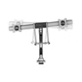 Kép 3/9 - Equip Monitor Asztali konzol - 650161 (17"-32", 2 monitor, dönthető, forgatható, Max.: 2x9kg, fekete/ezüst)
