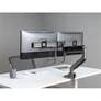 Kép 8/9 - Equip Monitor Asztali konzol - 650161 (17"-32", 2 monitor, dönthető, forgatható, Max.: 2x9kg, fekete/ezüst)