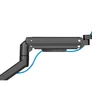 Kép 3/9 - Equip Monitor Asztali konzol - 650180 (17"-49", 1 monitor, dönthető, forgatható, Max.: 20kg, fekete)