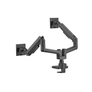 Kép 3/9 - Equip Monitor Asztali konzol - 650182 (17"-35", 2 monitor, dönthető, forgatható, Max.: 2x20kg, fekete)