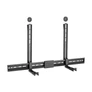 Kép 1/10 - Equip Soundbar fali konzol - 650895 (Támogatott szélesség: 86-155mm, rezgés csökkentés, fekete)