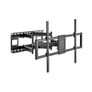 Kép 1/10 - Equip TV Fali konzol - 650343 (60"-120", Max.: 120kg, dönthető, forgatható, fekete)