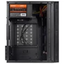 Kép 4/6 - Everest Számítógépház - MINION Mesh PEAK 300W (fekete; 2x12cm LED venti, Micro ATX / MINI-ITX, 300W táp)