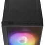Kép 5/6 - Everest Számítógépház - MINION Mesh PEAK 300W (fekete; 2x12cm LED venti, Micro ATX / MINI-ITX, 300W táp)