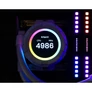 Kép 10/10 - ID-Cooling CPU Water Cooler - Space SL360 XE WHITE (35,2dB; max. 129,39 m3/h; 3x12cm, A-RGB LED, fehér)