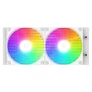 Kép 3/9 - ID-Cooling CPU Water Cooler - Space SL240 XE WHITE (25dB; max. 129,39 m3/h; 2x12cm, A-RGB LED, fehér)