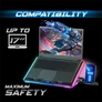 Kép 7/9 - Spirit of Gamer Notebook Hűtőpad 17"-ig - AIRBLADE 1300 RGB (25,8dB; max. 169 m3/h; 10x6cm+3x8cm, RGB LED, 2xUSB2.0)