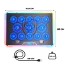 Kép 8/9 - Spirit of Gamer Notebook Hűtőpad 17"-ig - AIRBLADE 1300 RGB (25,8dB; max. 169 m3/h; 10x6cm+3x8cm, RGB LED, 2xUSB2.0)