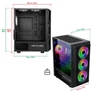 Kép 2/10 - Spirit of Gamer Számítógépház - Rogue VII RGB (fekete, ablakos, 6x12cm ventilátor, alsó táp,  ATX, 1xUSB3.0, 2xUSB2.0)
