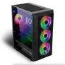 Kép 4/10 - Spirit of Gamer Számítógépház - Rogue VII RGB (fekete, ablakos, 6x12cm ventilátor, alsó táp,  ATX, 1xUSB3.0, 2xUSB2.0)