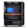 Kép 9/10 - Spirit of Gamer Számítógépház - Rogue VII RGB (fekete, ablakos, 6x12cm ventilátor, alsó táp,  ATX, 1xUSB3.0, 2xUSB2.0)