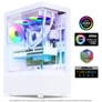 Kép 2/9 - Spirit of Gamer Számítógépház - SPECTRA Arctic (fehér, ablakos, 3x12cm ventilátor, alsó táp,  ATX, 1xUSB3.0, 2xUSB2.0)