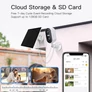 Kép 5/7 - Arenti IP wifi csempekamera - GO1 + SP2 (3MP, 2,4mm, kültéri, IR10m, 6700mAh, microSD, mikrofon, hangszóró, SP2 napelem)