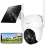 Kép 1/7 - Arenti IP wifi PT dómkamera - GO2T + SP2 (3MP, 4mm, kültéri, IR10m, 5200mAh, microSD, mikrofon, hangszóró, SP2 napelem)