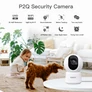Kép 3/4 - Arenti IP wifi PT dómkamera - P2Q (4MP, 3,6mm, beltéri, IR10m, microSD, mikrofon, hangszóró)