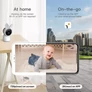 Kép 4/10 - Arenti bébiőr - AINANNY-CAM (3MP, Wifi, sírás-, hőmérséklet-, páratartalom figyelés, microSD, mikrofon, hangszóró)