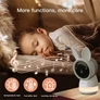 Kép 8/10 - Arenti bébiőr - AINANNY-CAM (3MP, Wifi, sírás-, hőmérséklet-, páratartalom figyelés, microSD, mikrofon, hangszóró)